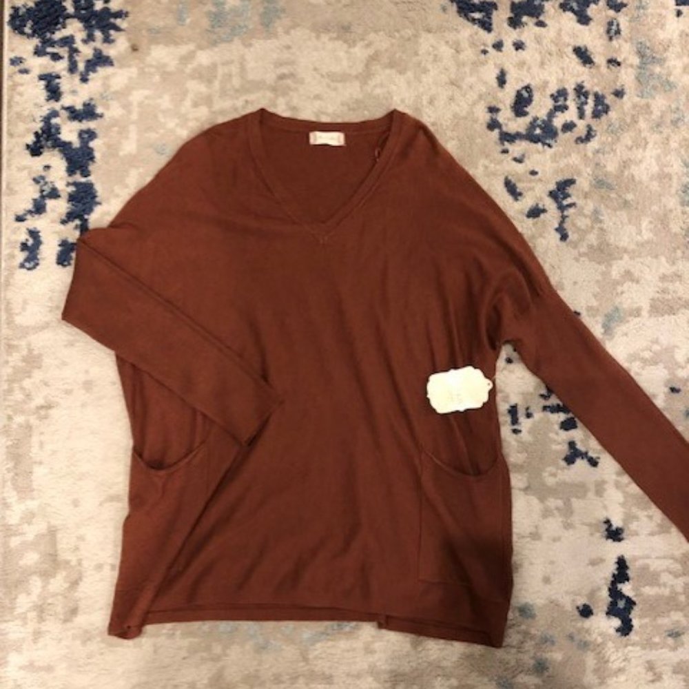 Altar'd State Sweater in Heather Brick Size L/XL
